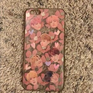 iPhone 6 Plus flowers and Kpop case
